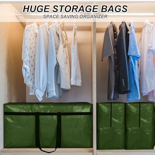 Windyun 4 Pack 69 Gallon Extra Large Moving Bags XXL Heavy Duty Storage Bag - Image 6