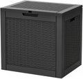 Outdoor Storage Box,42 Gallon Waterproof Resin Patio Deck Box by ATMELT
