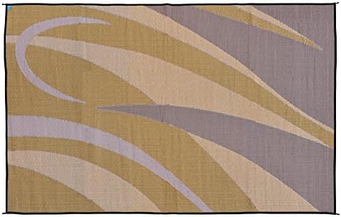 Stylish Camping GA7 Brown/Gold 8' x 12' Graphic Mat - Image 3