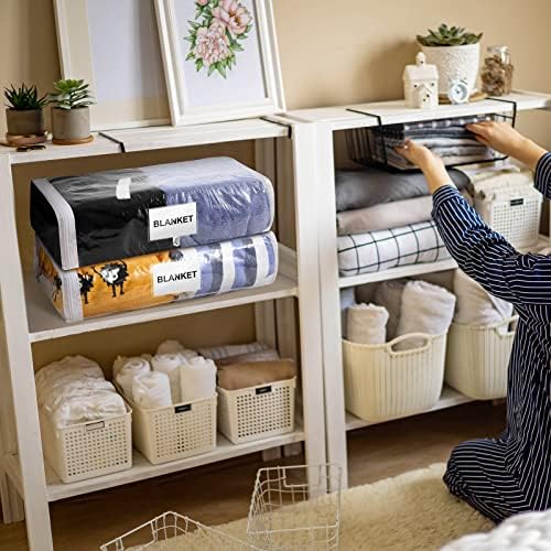 Kenning 20 Pcs Clear Zippered Storage Bags, Sheet, White, 12 x 10 x 4 Inch - Image 6