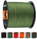 WEREWOLVES 650lb Paracord/Parachute Cord - 9 Strand Paracord Rope - 100', 200' Spools of Parachute Cord, Type III Paracord for Camping, Survival by WEREWOLVES