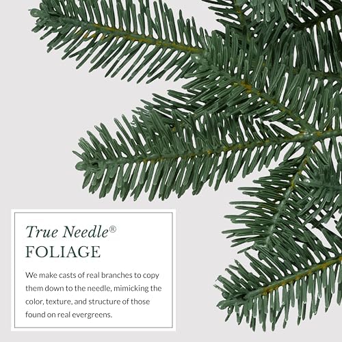 Balsam Hill BH Balsam Fir Narrow Tree - Realistic Artificial Christmas Tree, Premium Stand, Storage Bag & Easy Assembly for Indoor Holiday Decorating, LED Clear, 6.5ft - Image 3