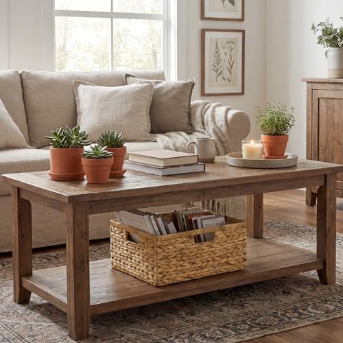 GRANNY SAYS Large Wicker Basket, Wicker Storage Baskets for Shelves, 1-Pack - Image 7