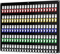105 Hooks Acrylic Key Board with Numbers, Wall Mount Key Holder Rack with 105 Tags, Key Storage Organization, Black Hanging Board for Garage, Car Dealer, Office, Home, Hotel, Real Estate, School by Nalwort