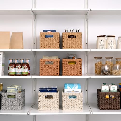 GRANNY SAYS White Wicker Baskets for Storage, Wicker Storage Baskets,2-Pack - Image 6