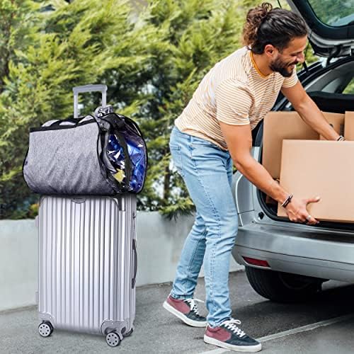 MISSLO Hanging Garment Bags for Travel Suit Bags for Closet Storage 50" Moving Bags for Clothes Dress Cover for Coat, Jacket, Shirt, Clothing (Pack of 3) - Image 2