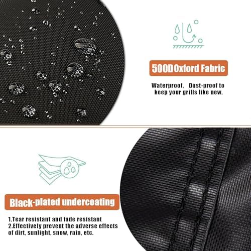 Outdoor Storage Box Cover，Waterproof Resin Storage Bin Cover Deck Box Covers-23.4"D x 54.6"W x 32.8"H - Image 6