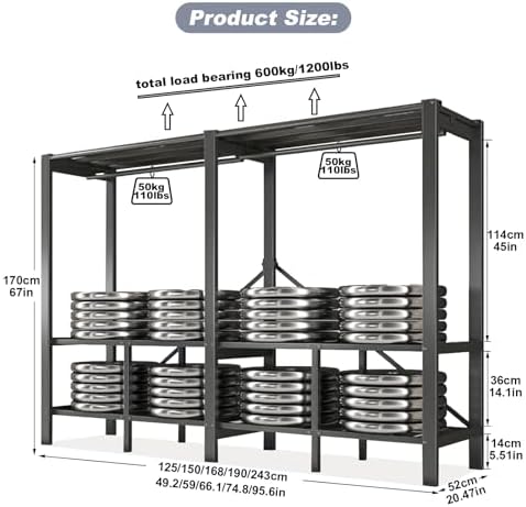 FPIGSHS 75in Heavy Duty Portable Wardrobe Closet Rack with Cover 1100lbs - Image 2