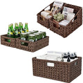 GRANNY SAYS Bundle of 3 Sets Wicker Storage Baskets for Organizing Home by GRANNYSAYS