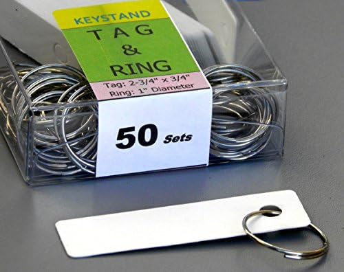 Key Rack, Key Holder #50MNS, 50 Bolted Metal Numbered Hook with Hidden Hangers, 30 Sets of Tag & Ring Included, Made in USA - Image 4