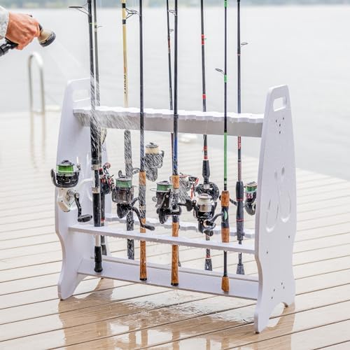 StoreYourBoard Marlin Freestanding Fishing Rod Rack, Holds 24 Rods - Image 2