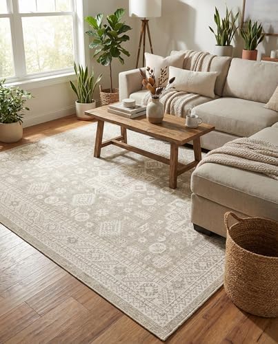 Rugs.com - Outdoor Aztec Rug – 7' 10 x 11' Light Gray Indoor/Outdoor Rug – Weather-Resistant Flatweave for Patios, Decks, and Porches - Image 5