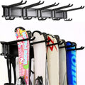 Ultrawall 24-Inch Wall Mounted Ski Rack, Holds Up to 300lbs, Powder-Coated Steel with Rubber Coating, Customizable Spacing, Easy Installation by UltrawallGarageToolsOrganizer
