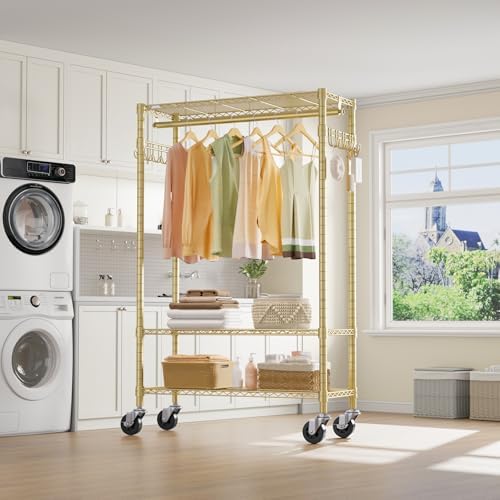 VIPEK R3 Portable Closet for Hanging Clothes Rolling Clothes Rack - Image 3