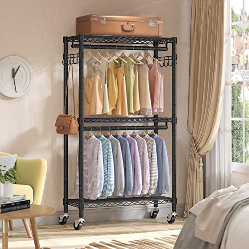 VIPEK R2 Medium Clothes Rack for Hanging Clothes Rolling Portable Closet - Image 4