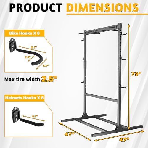 Ultrawall Freestanding Bike Stand, Vertical Bike Storage Rack for Garage - Image 2