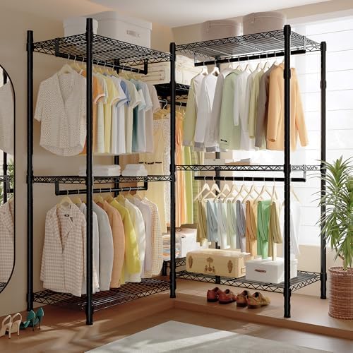 Raybee Heavy Duty Clothes Rack with Cover, 905LBS Capacity, Sturdy Steel - Image 6