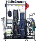 Mythinglogic Golf Bag Storage Organizer with Club Rack for Garage by Mythinglogic