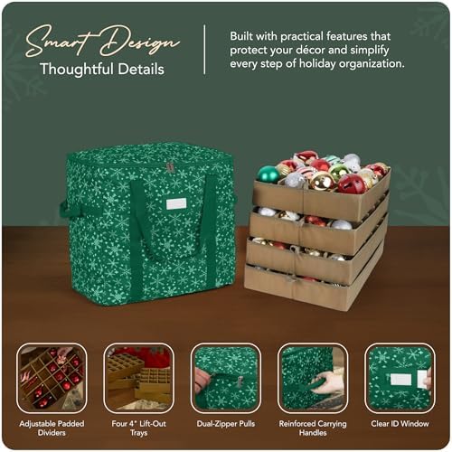 Covermates Adjustable Ornament Storage Bag, 19.25" W x 13" D x 18.5" H - Image 4