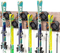 Ski & Snowboard Wall Rack for Garage Wall Fits Any Ski/board, Ski Wall Mount Holders Damage-Free Storage Rack, Garage Organization Space-Saving Winter Gear Organizer by SkifavsSkiWallMount