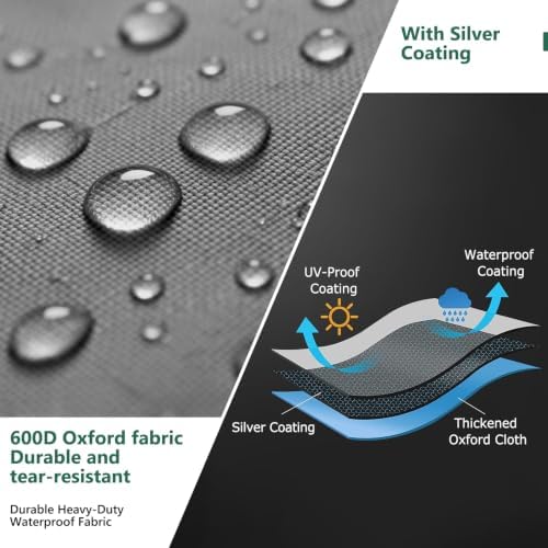 AKEfit Strength Training Cover, Waterproof & Dustproof Gym Rack Cover with Zipper,Fit for Indoor and Outdoor - Image 4