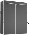 VIPEK Cover ONLY for V2/V2S/V7/R4/R3 Plus Clothes Rack, Dustproof Zippered Polyester Fabric Cover, Sturdy, Wrinkle Resistance, Breathability Keep Garments Dry, 46.1" L X 17.7" W X 75.2" H, Black by VIPEK