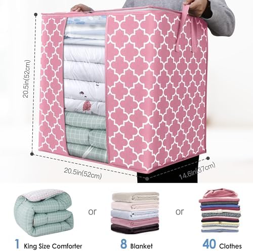 Storage Bags 8 Pack 100L Clothes Organization and Storage Containers - Image 2