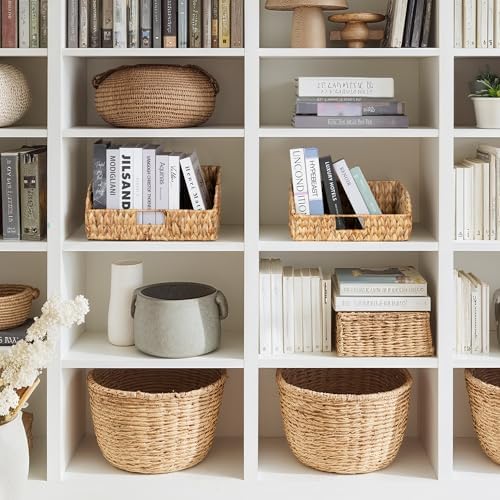 StorageWorks Pantry Baskets for Organizing, Hyacinth Storage Baskets,2-Pack - Image 4
