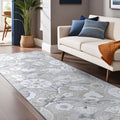 Luul Home Floral Indoor Outdoor Runner Rugs 2x7 Entryway Rug, Kitchen, Hallway Rug Washable Stain Resistant Outside Carpet Beige 2 x 7 by Unknown