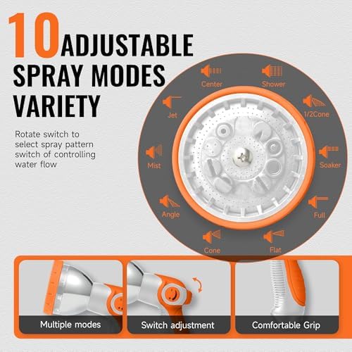 Retractable Garden Hose Reel 1/2 inch x 150 ft Wall Mounted - Image 6