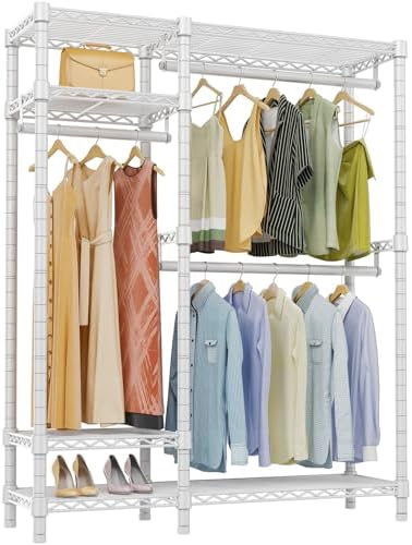 VIPEK V2 Heavy Duty Clothes Rack, Metal Closet Rack Organizer, White by VIPEK