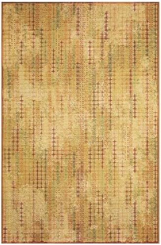 Liora Manne Marina Indoor/Outdoor Power Loomed Synthetic Blend Durable Area Rug - Contemporary Texture Global Colorful (Sienna Gold) (4'10" x 7'6") - Image 3