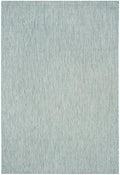 SAFAVIEH Courtyard Outdoor Area Rug 6'7"x9'6", Aqua & Grey CY8521-37121 by Unknown