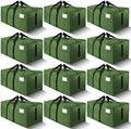 HOMESURE Supports 200lbs Heavy Duty Moving Bags - Strong Zipper & Wrap-Around Handles - Water-Resistant Storage Totes, Durable Alternative to Moving Boxes - 12 Pack - Olive Green by testVendor01-gamma