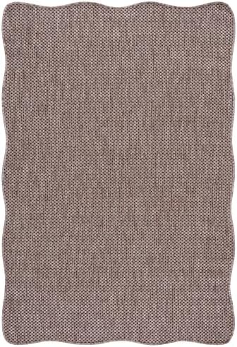 SAFAVIEH Washable Rug Outdoor Courtyard Collection - 5'3" x 7'7", Natural & Black, Non-Shedding & Easy to Clean, Ideal for Patio, Backyard, Mudroom (CY8521-37312) - Image 3
