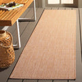 SAFAVIEH Washable Rug Outdoor Courtyard Collection - 2'3" x 12' Runner, Natural & Cream, Non-Shedding & Easy Cleaning, Ideal for Patio, Entryway, Mudroom, Hallway, Kitchen (CY8521-03012) by Unknown
