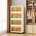 102QT 4-Tier Storage Bins with Lids for Home, Closet, Dorm by Unknown