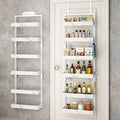 BUKFEN Over the Door Pantry Organizer, 6-Tier Adjustable Basket Spice Rack by bukfen