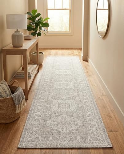 Rugs.com - Outdoor Aztec Rug – 12 Ft Runner Light Gray Indoor/Outdoor Rug – Weather Resistant Flatweave for Patios, Decks, and Porches - Image 4
