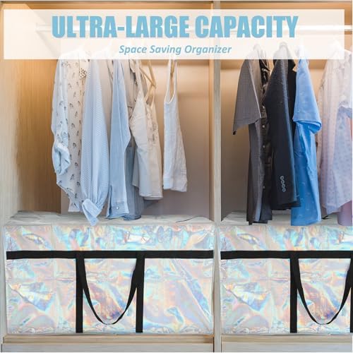 4 Pcs 66 Gallon Extra Large Moving Bags Heavy Duty Storage Bag - Image 6