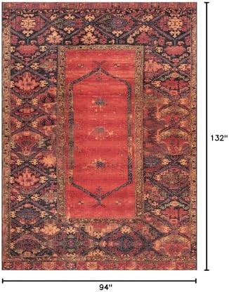 Unique Loom Outdoor Tribal Collection Area Rug - Quepos (7' 10" x 11' Rectangle Multi/Black) - Image 2