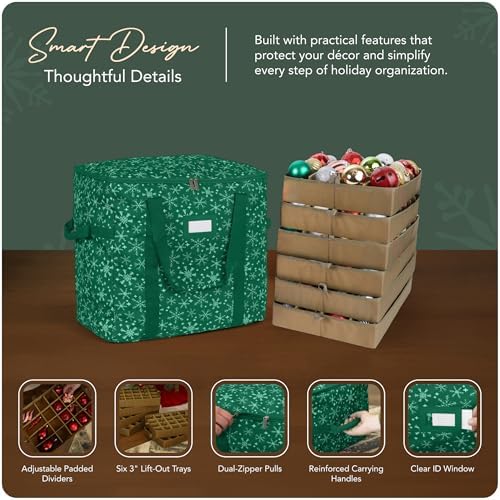Covermates Adjustable Ornament Storage Bag, 19.25" W x 13" D x 18.5" H - Image 4