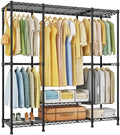 Ulif E3 Heavy Duty Garment Rack 4-Tier Freestanding Closet Organizer System by Ulif