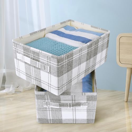 ANMINY Fabric Storage Bins Baskets, 20 x 14 Inch 6 Pack, Washable, Foldable - Image 7