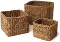 Napa Home & Garden Seagrass Small Square Baskets, Set of 3 by Napa+Home+%26+Garden