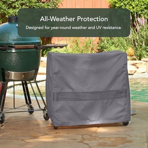 Covermates Elite Serving Cart Cover, Polyester, 50W x 30D x 34H, Charcoal - Image 3