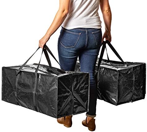 BAG-THAT! 10 Moving Bags Heavy Duty Extra Large Stronger Handles Wrap Storage Totes Zippered Reusable Packing Bags Moving Supplies Storage Boxes Storage totes Moving Boxes Packing Supplies Packing Box - Image 4