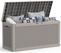 Mars Villa Deck Box, Waterproof Outdoor Storage Box, 60 Gallon, Grey by MarsVilla