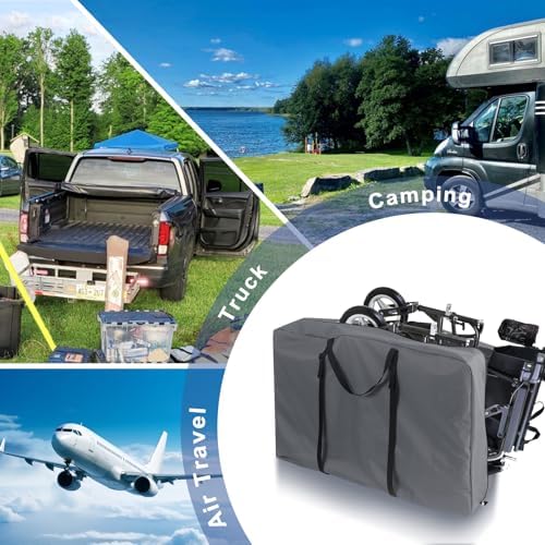 Explore Land Chair Storage Bag for Folding Longue Zero Gravity 2 Pack, Grey - Image 7