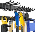UUP 48" Garage Tool Organizer Wall Mount, 440lbs Garden Garage Storage Garage Organization with Adjustable Heavy Duty Hanging Hooks, Yard Rack Hanger System Shovel Rake Broom Ladder Holder, Men Gift by UUP